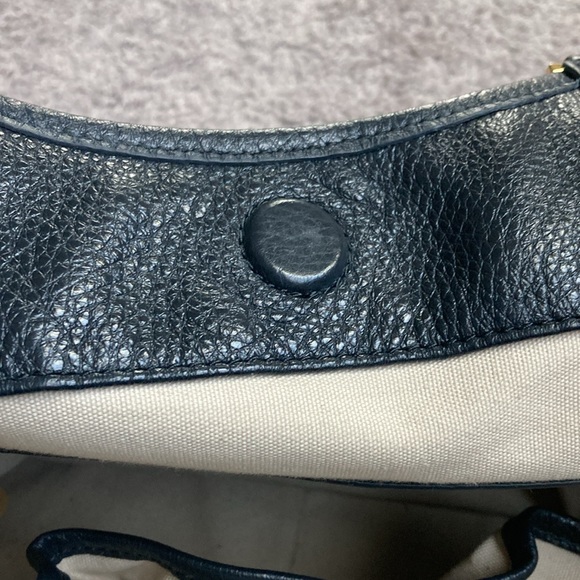 Tory Burch Channing Floral Print Canvas & Leather Tote - Picture 4 of 16